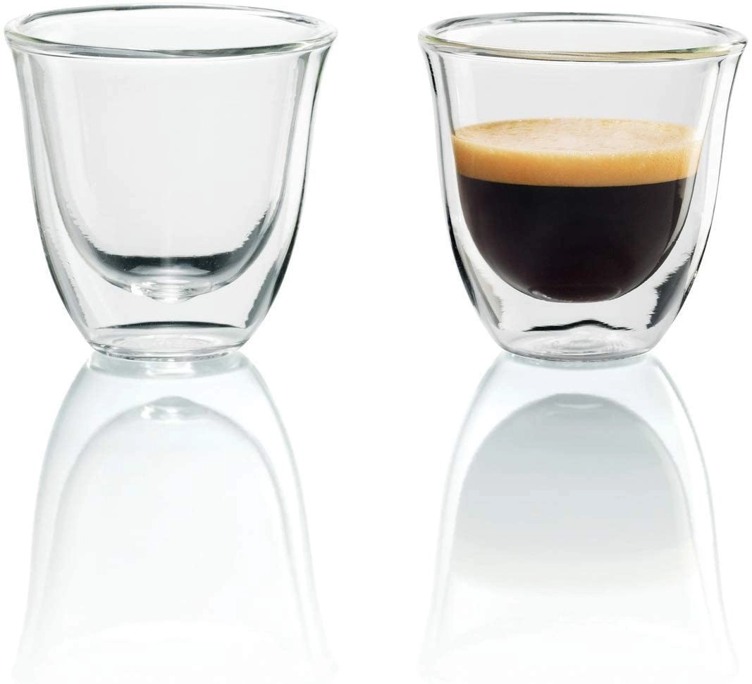 Lushh Turkish Espresso Coffee Cup - 6 pcs Heat-resistant Double Wall 80 ml