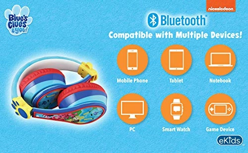 Blues Clues Kids Bluetooth Headphones Wireless Headphone