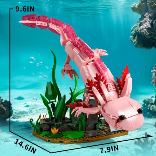 Axolotl Building Set - 998 pcs Animal