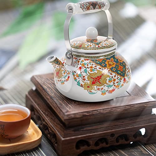 Enamel Tea Kettle - Enamel