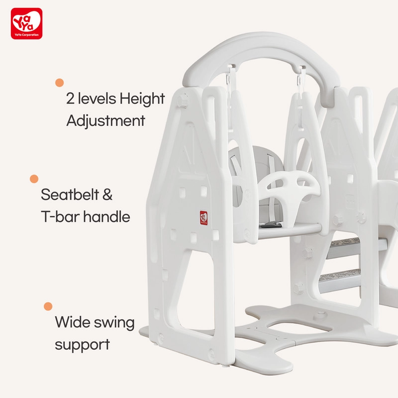 2-in-1 Slide With Swing Set - Suitable for 2 to 6 years