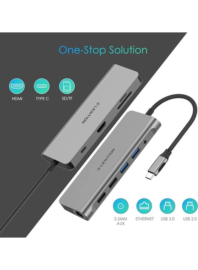 USB C Hub - 4K HDMI SD 3.0 Gigabit Ethernet