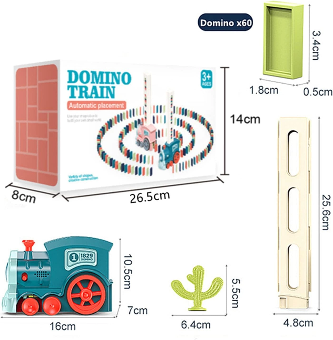 Automatic Domino Train - 120 pcs