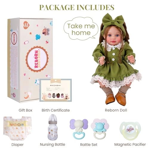 Esme Reborn Doll - 1:6 Vinyl Cotton Ages 3+