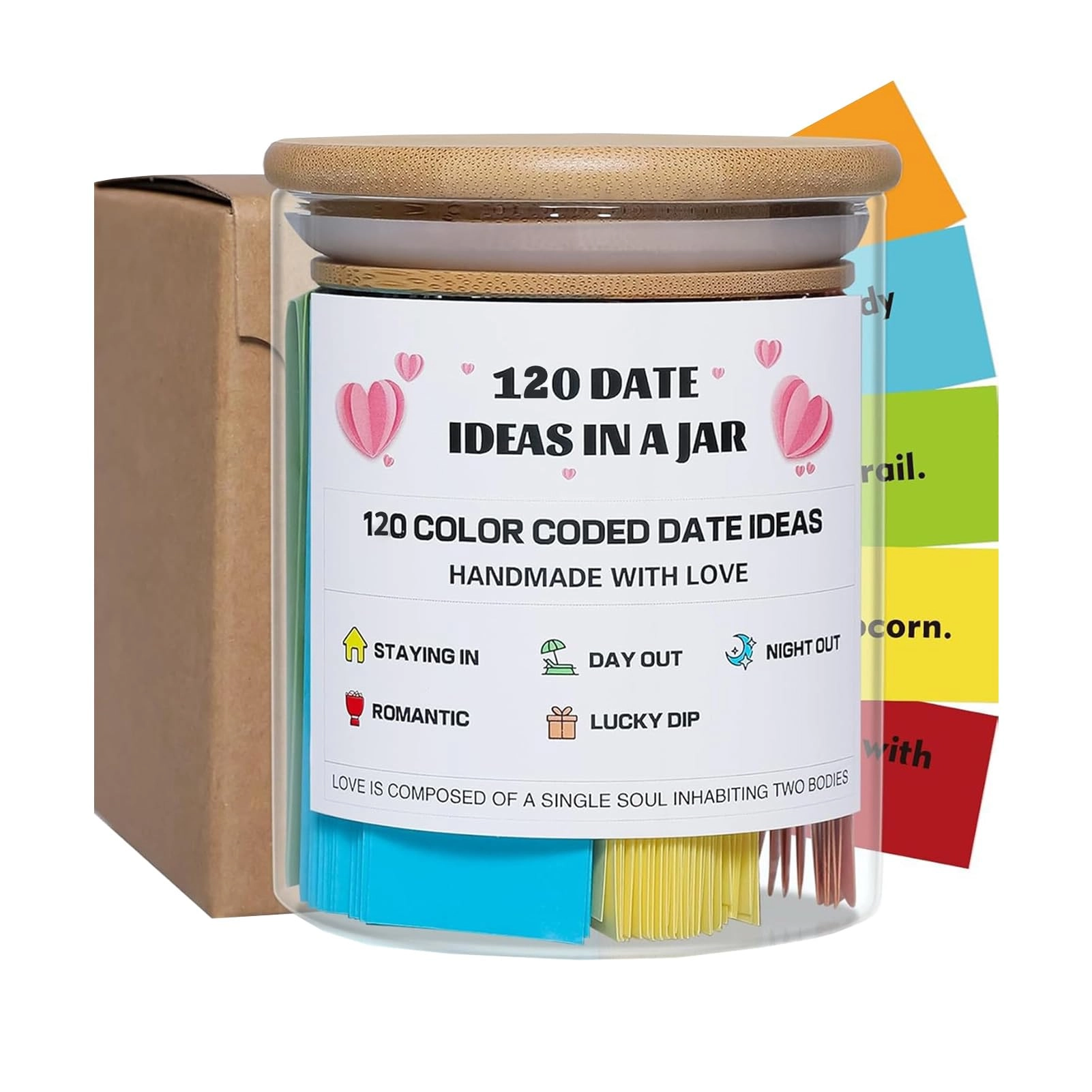 Generic Date Ideas Jar - 120 English Adult