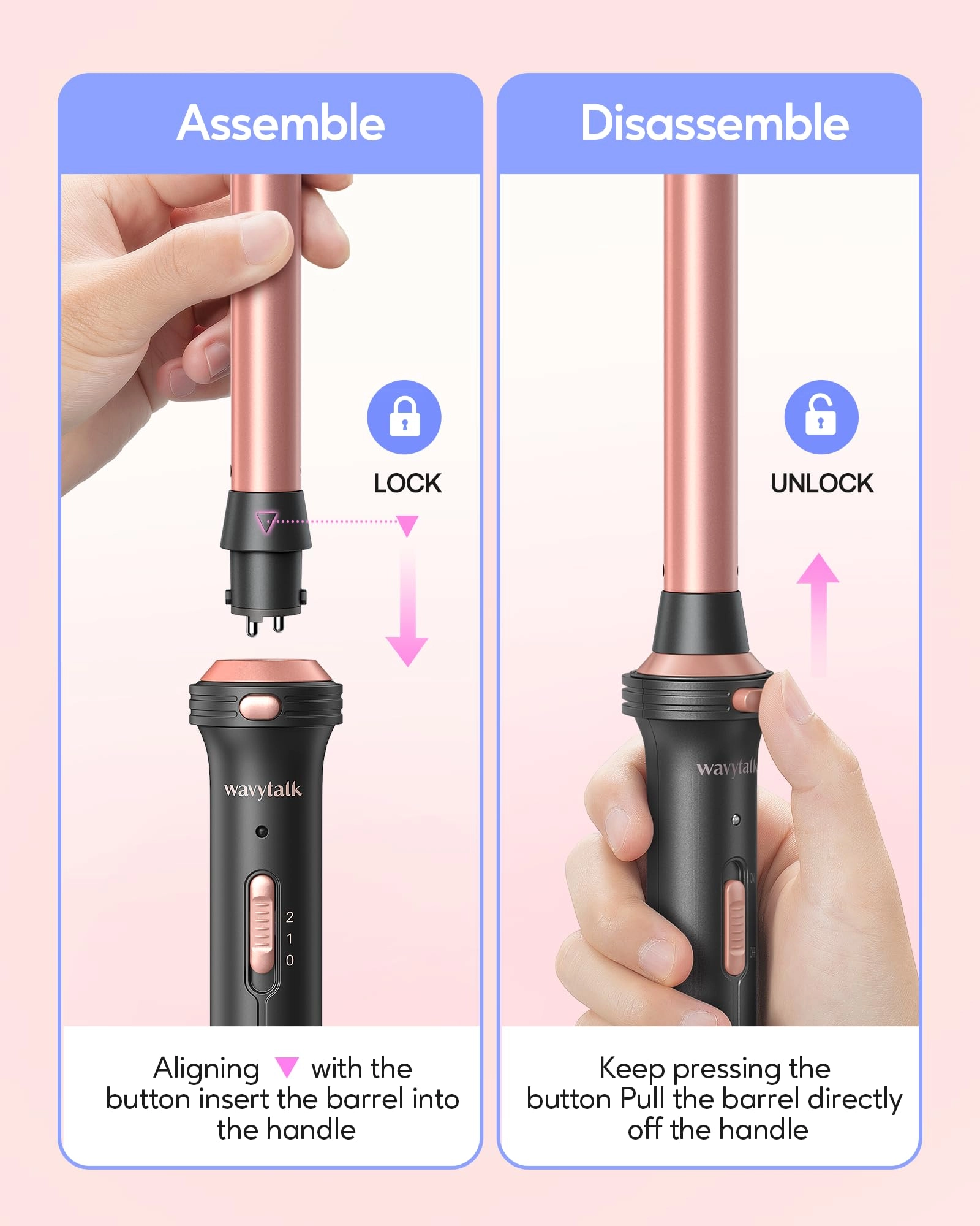 5 in 1 Curling Iron Set - 0.5'-1.25'