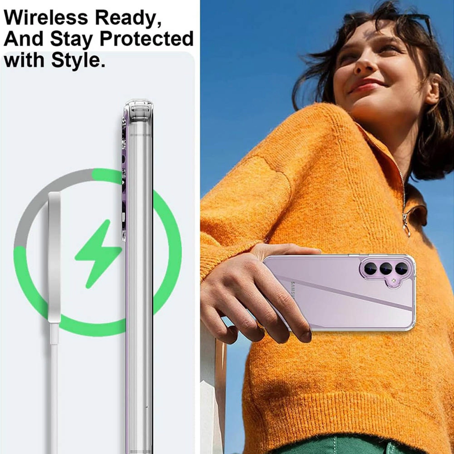 Galaxy S24 Case - Clear Back for Galaxy S24