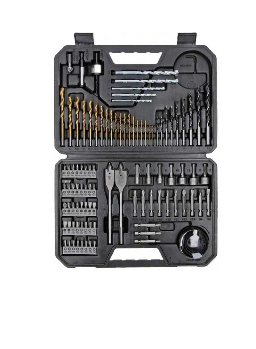Pro Mixed Drill Bit Set - 103 piece(s) Hardened steel