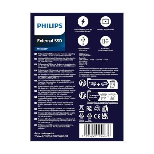 Portable External SSD - 500GB