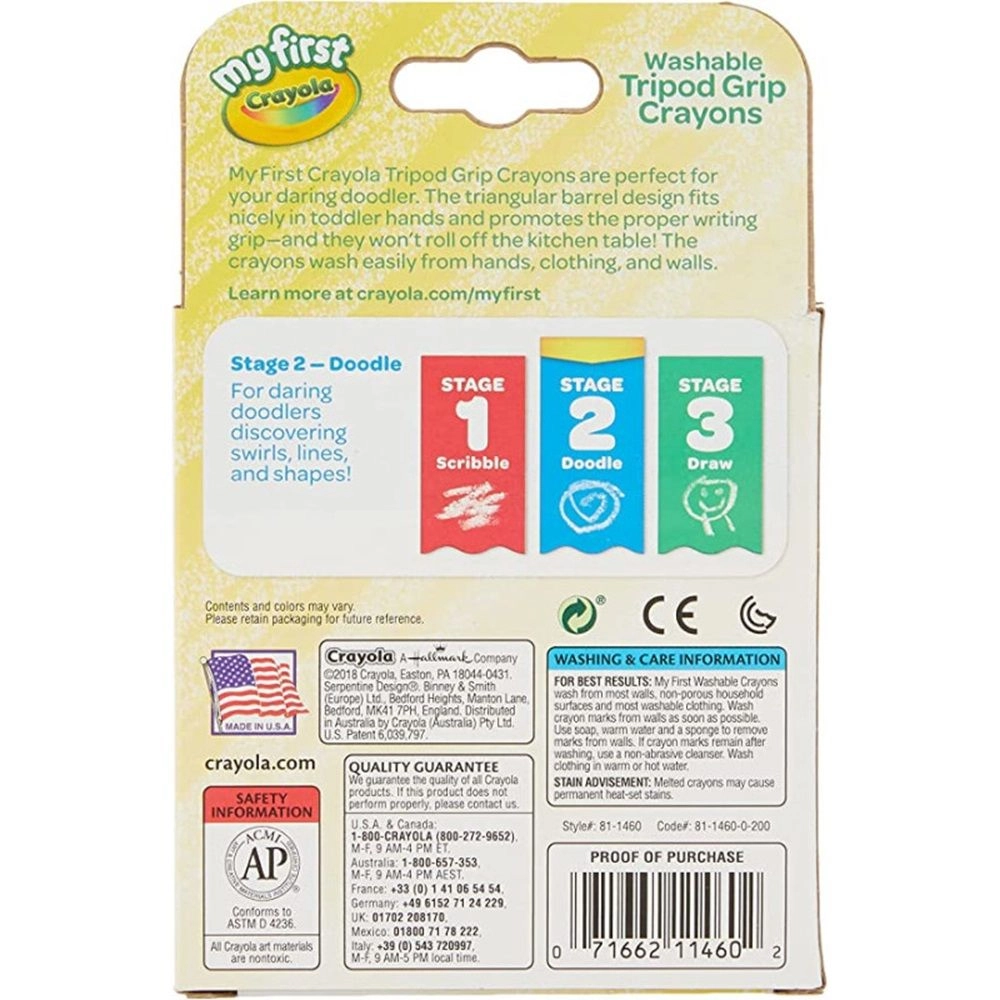 Triangular Crayons - 8 piece(s)