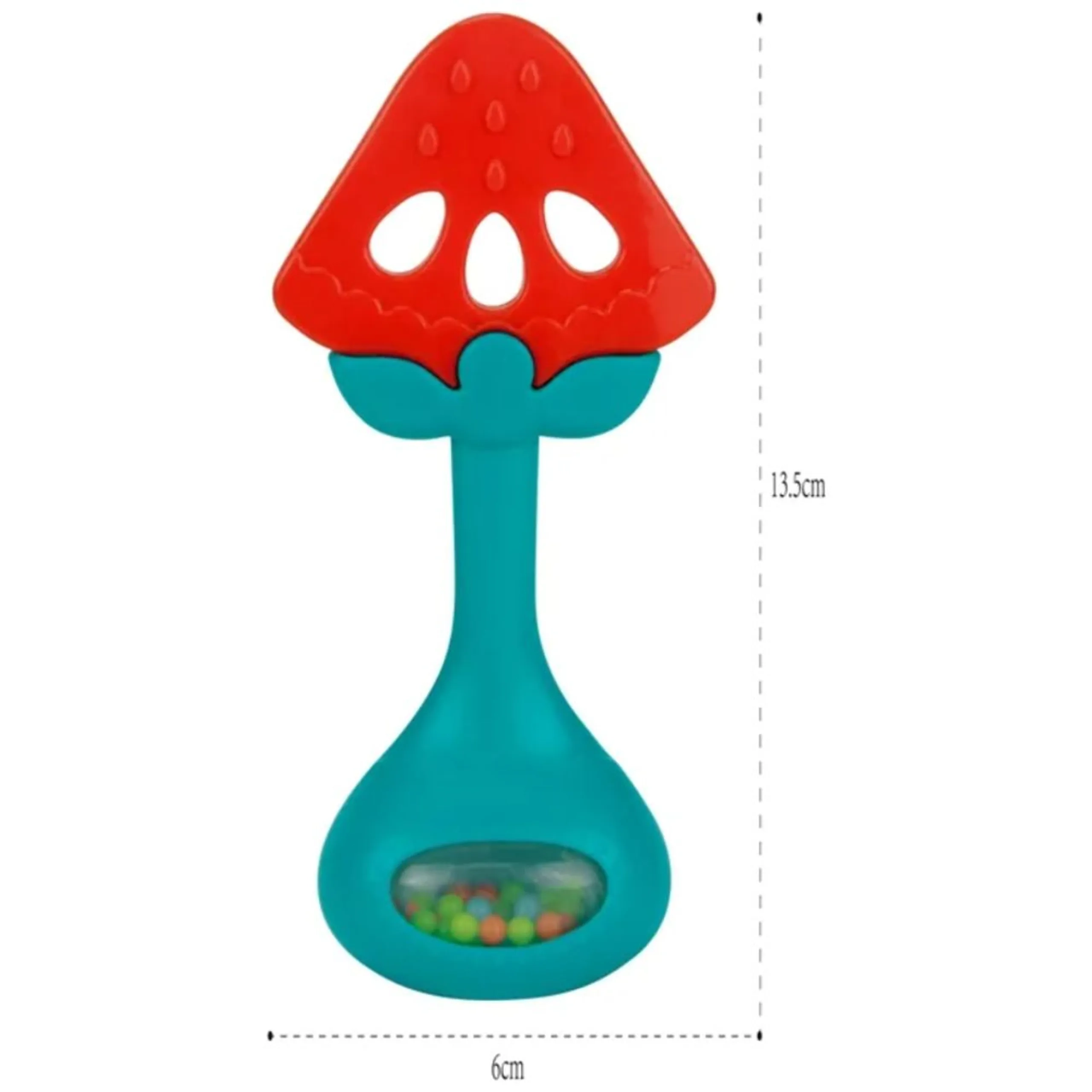 Baby Fruit Teether - With Rattle Watermelon