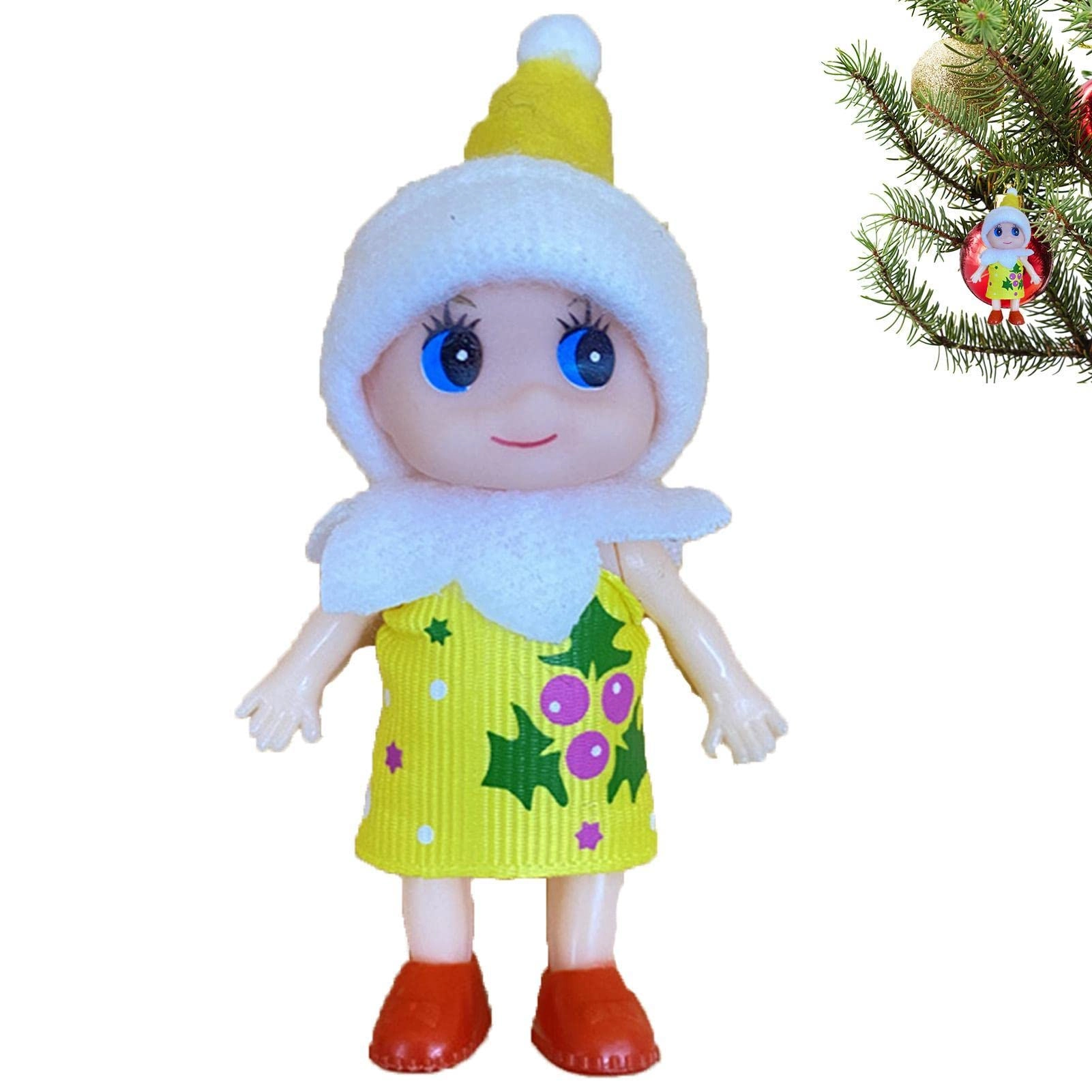 LBTYQ Baby Elf Dolls - Small Movable Head Hands Feet Standable