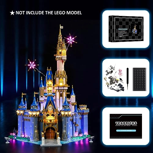 LED Light - for Lego-43222 Disney Castle