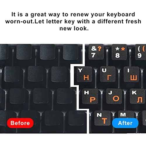 Keyboard Stickers - Russian