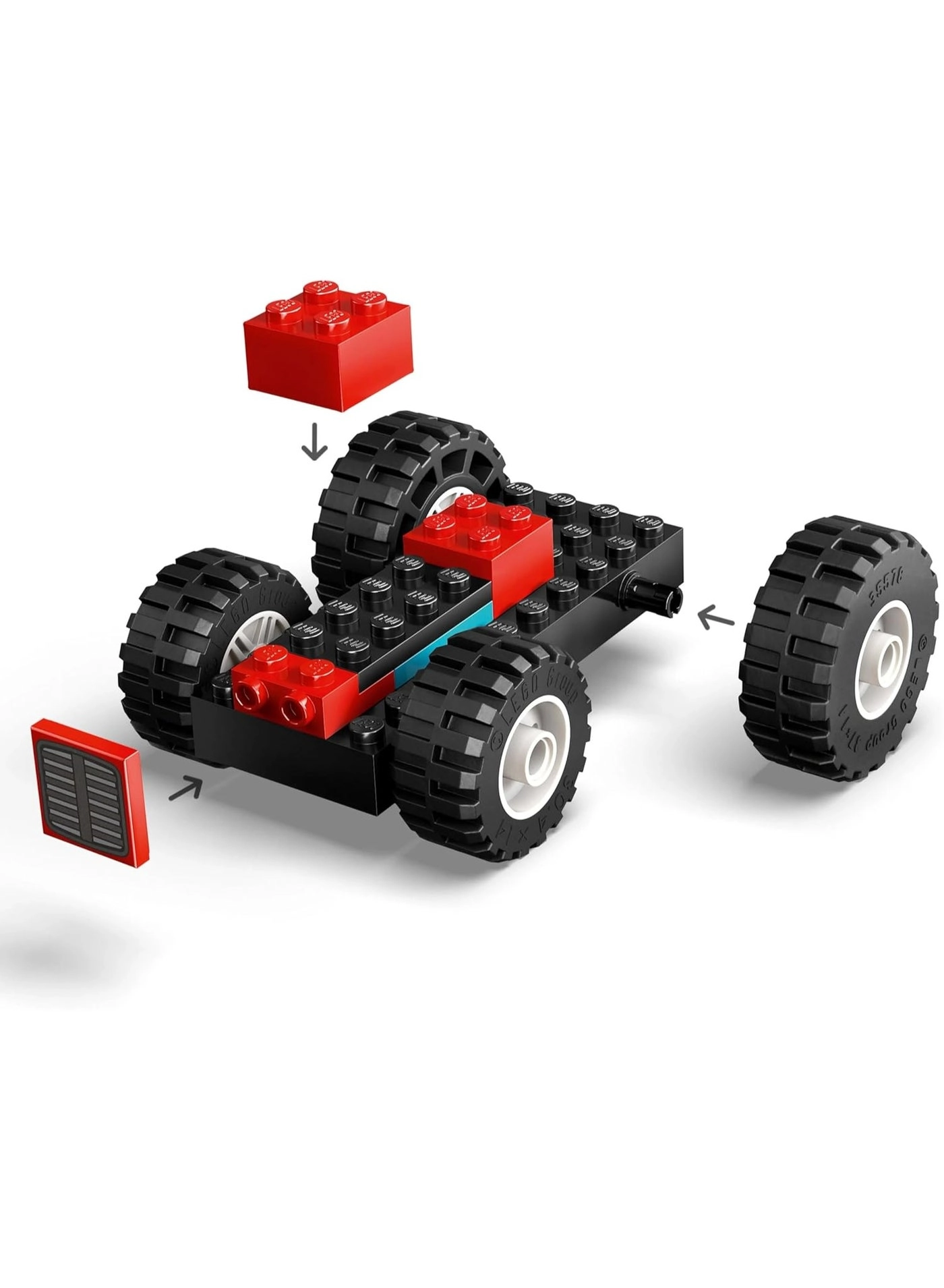 Farm Tractor (60461) - Trailer Sheep 2 minifigures