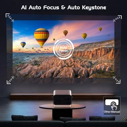 Mini Projektor - 10,000 lumens 1920 x 1080 Pixels