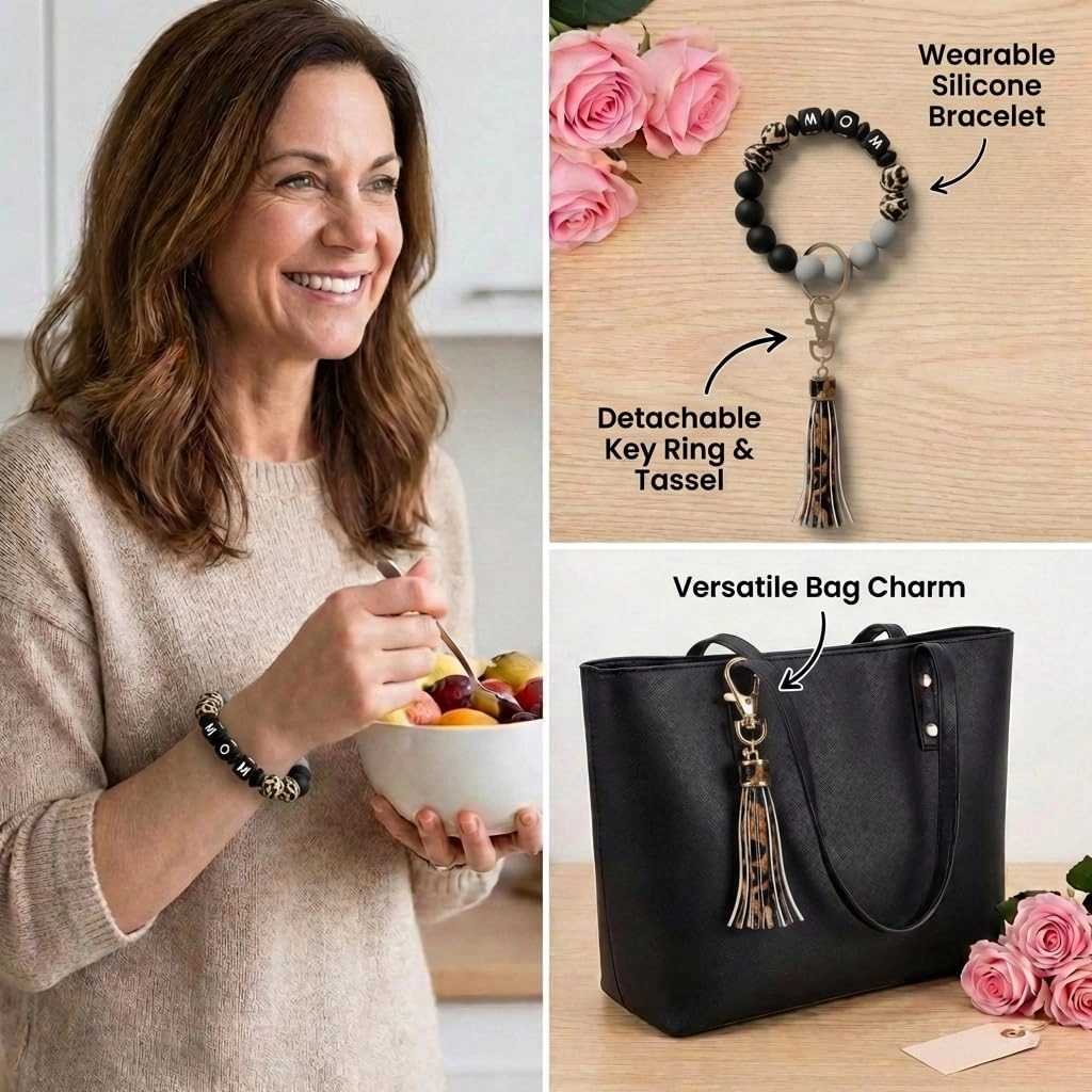 Key Ring Bracelet - Car