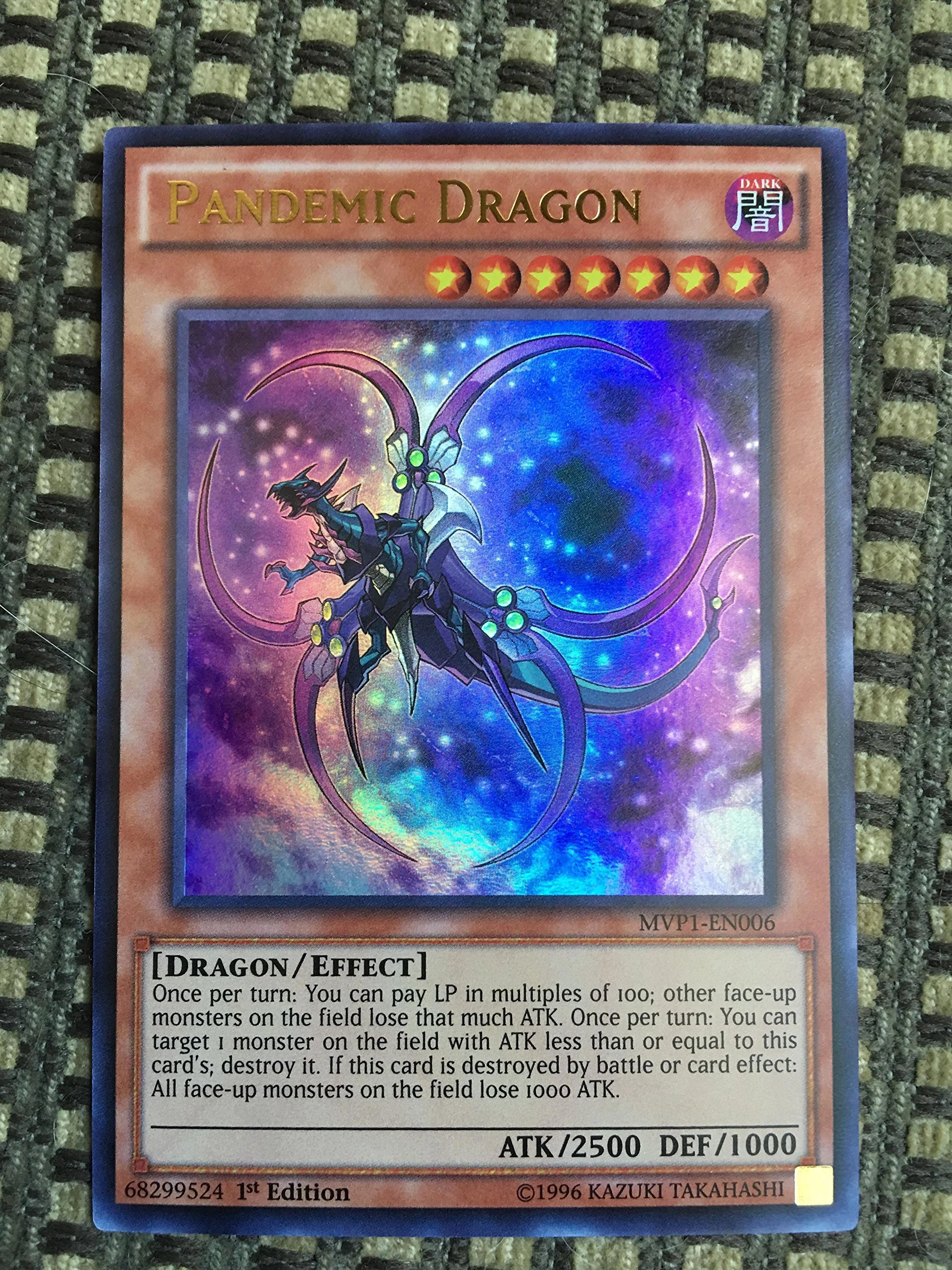 Konami YU-GI-OH! Pandemic Dragon MVP1-EN006 - The Dark Side of Dimensions Movie Pack 1st Edition