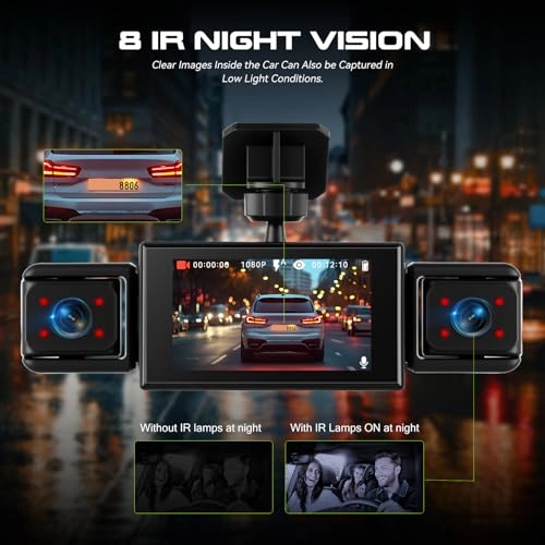 4-Channel Dash Cam - 1080P