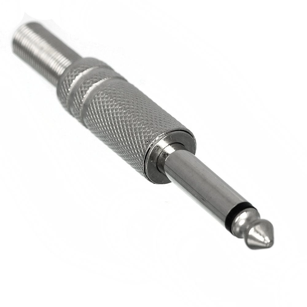 1/4" 6.35mm TS Guitar Cable Plug Pack