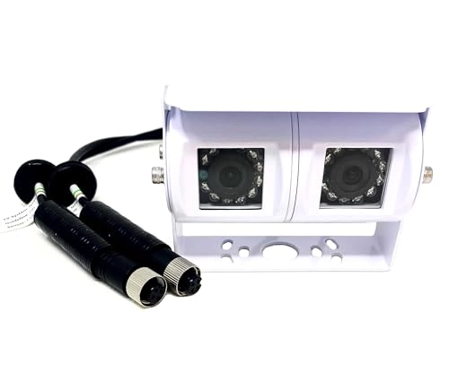 Dual Motorhome Reversing and Rearview Camera - Night vision Phono cabling 720p
