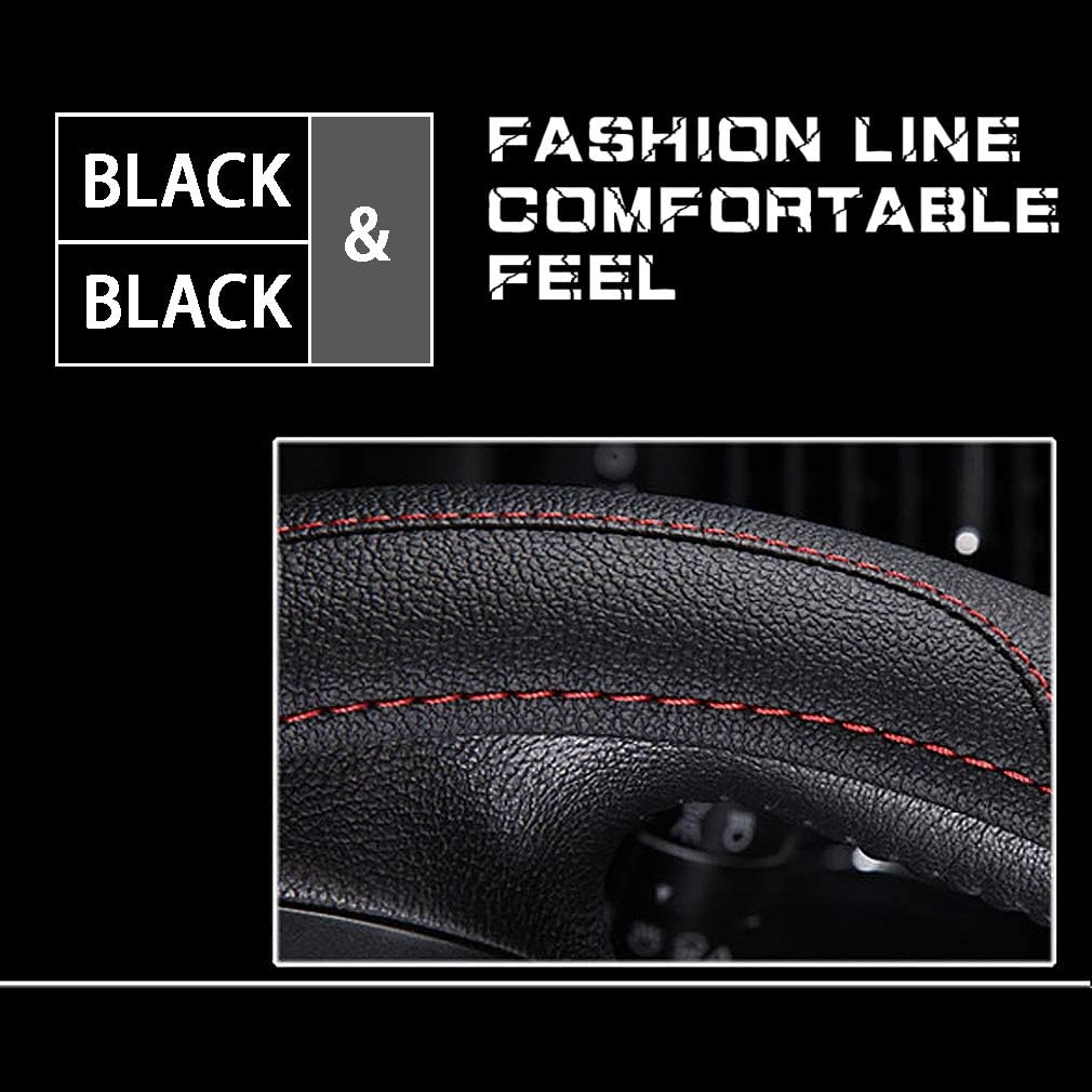 Leather Car Steering Wheel Covers