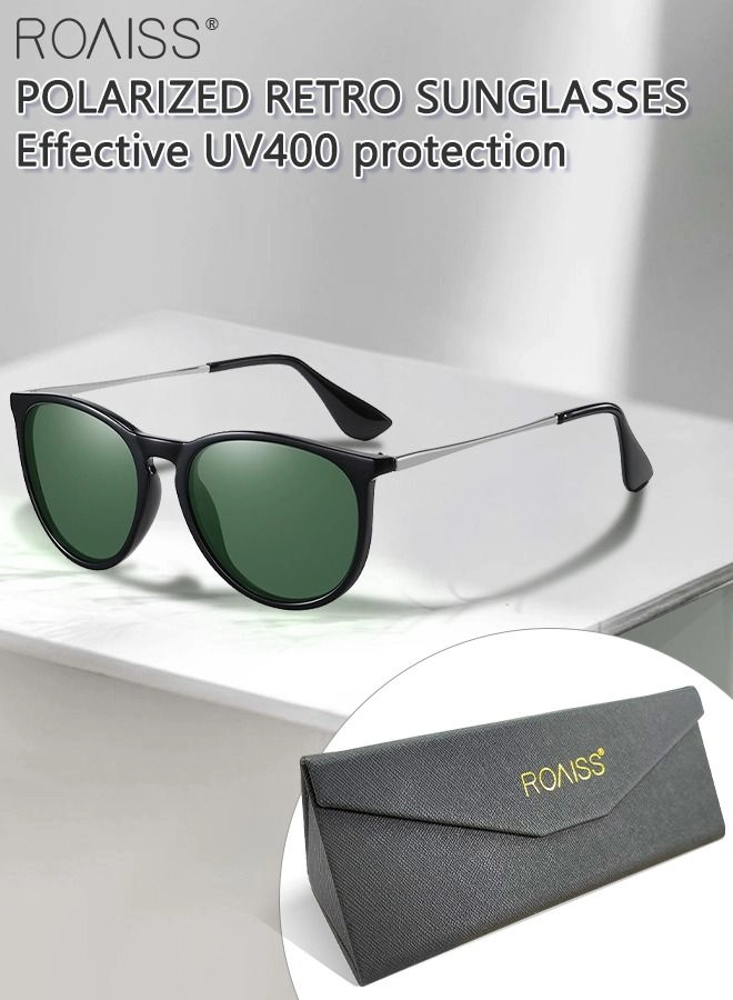 Round Sunglasses - 56mm Green
