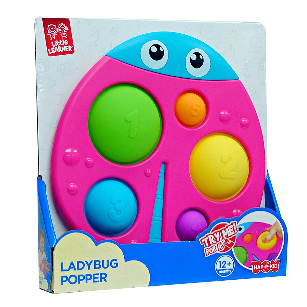 Ladybug Popper - 12 months and up 1 piece