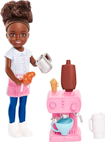 Chelsea Barista Doll - Removable Dress 7 Accessories Ages 3+