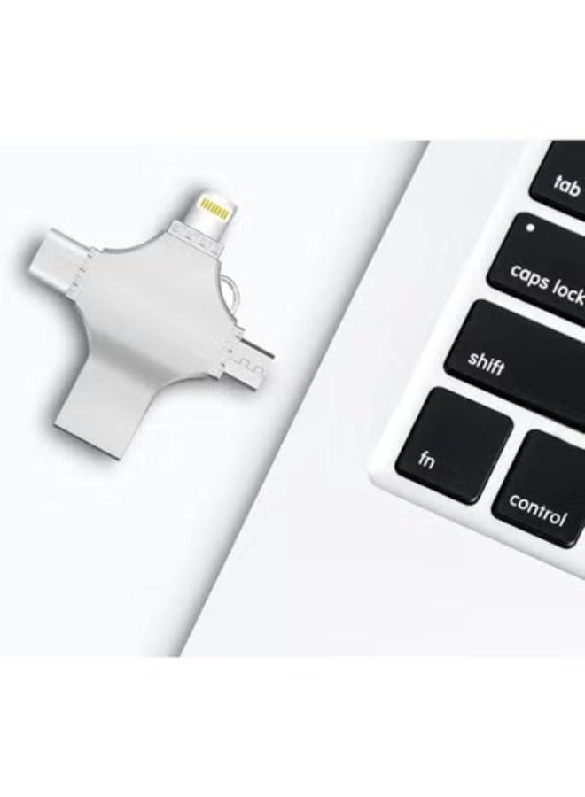 4-in-1 OTG USB Flash Drive - Type-C Lightning Micro USB USB 3.0 16GB