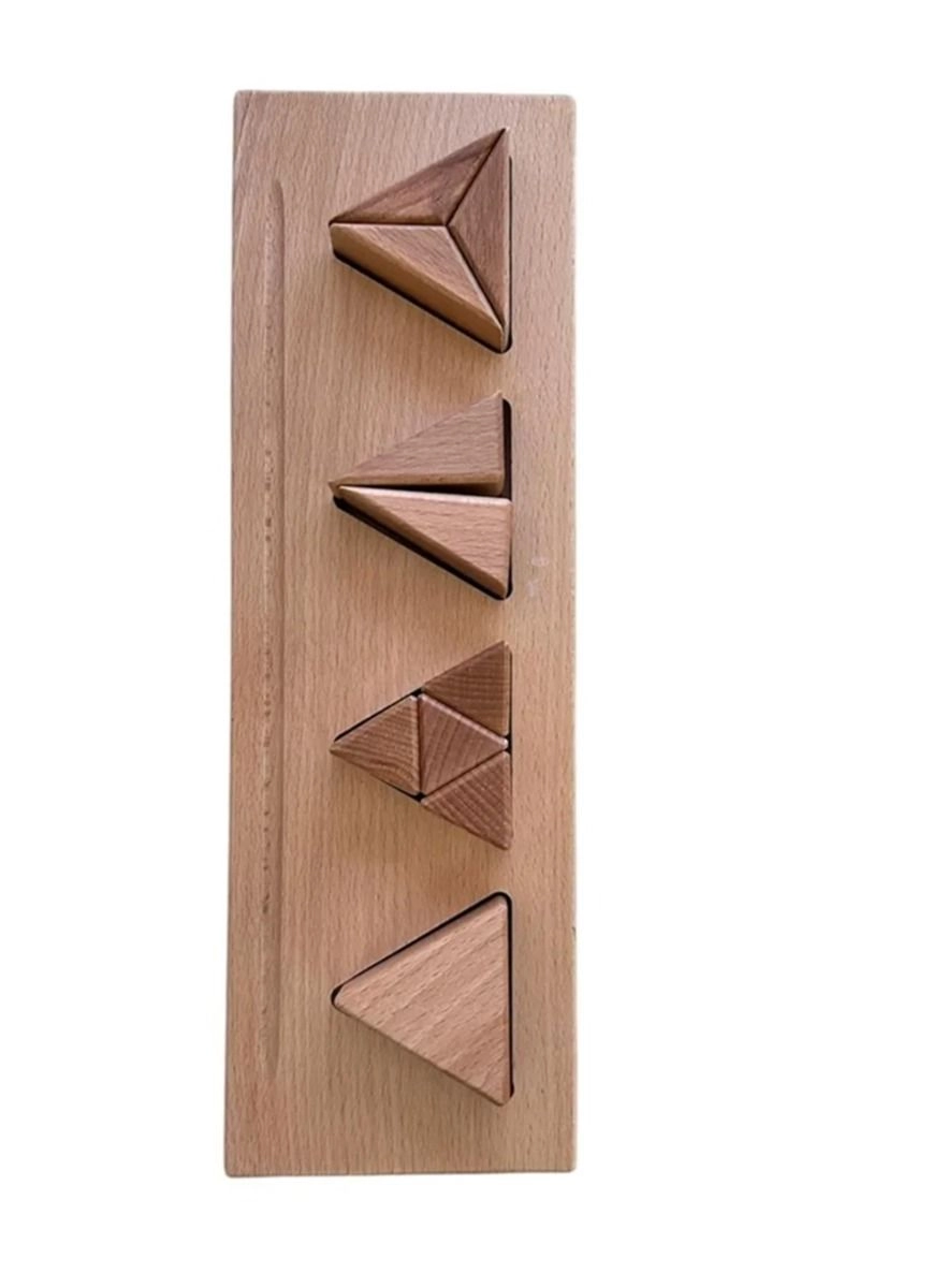 Fraction Board Triangle - Suitable for 3 years and above 11 pieces