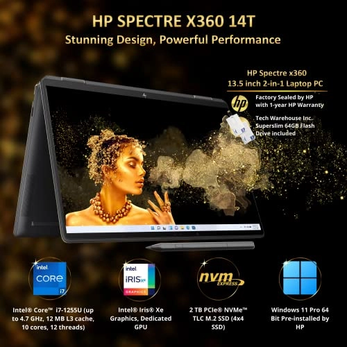 Spectre x360 14T - 13.5'' Core i7 16GB DDR4 2000GB SSD