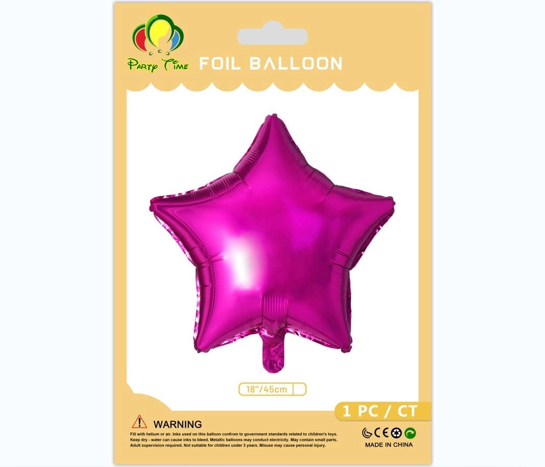 Shiny Star Foil Balloon - 1pc/pack Mother's Day