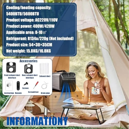 Portable Air Conditioner - 1500W