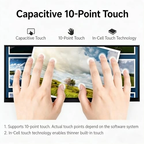 Touchable LCD Screen Panel - 1920x720 12.3inch