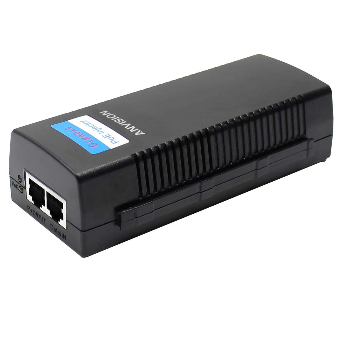 ANVISION Gigabit PoE Injector - 48V 48W IEEE 802.3af/at