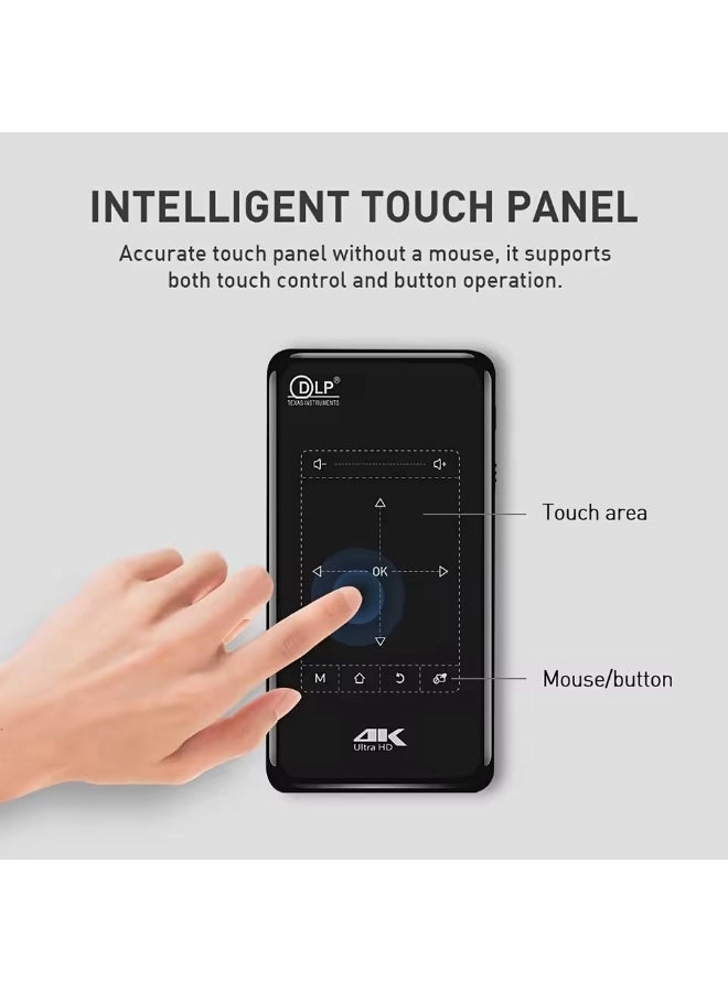 Mini Portable LED Wifi Projector 150 ANSI lumens 2K