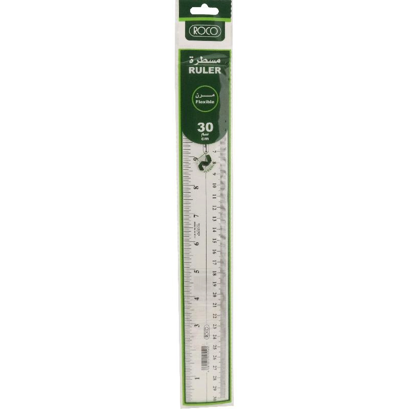 Roco Ruler - 12" (30 cm) Stainless Steel