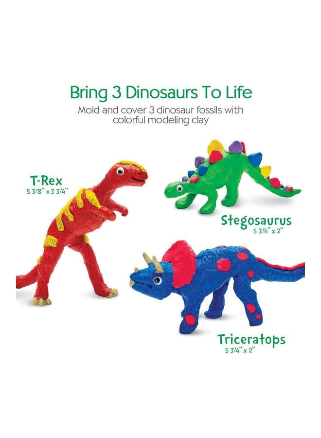 Create With Clay Dinosaurs - Multicolour 5+ Years