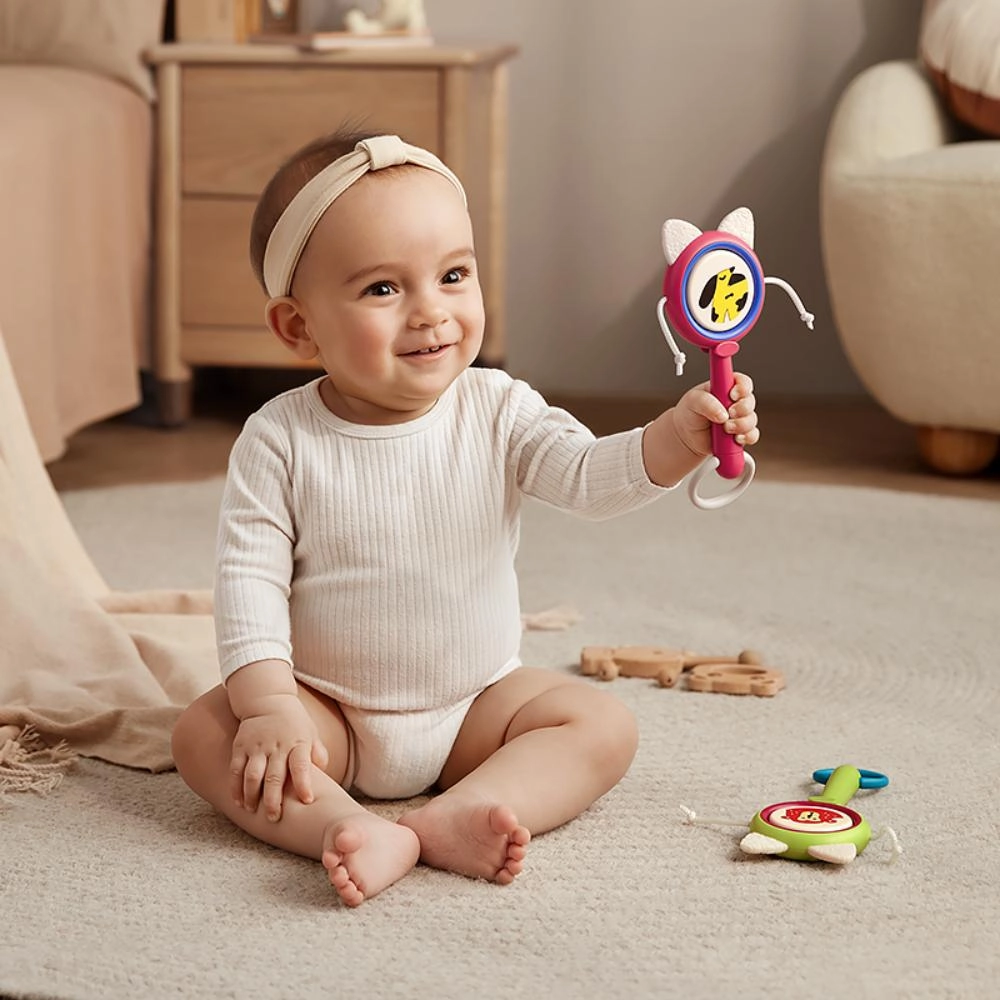 Baby 3-In-1 Rattle - 3 to 6 months ABS