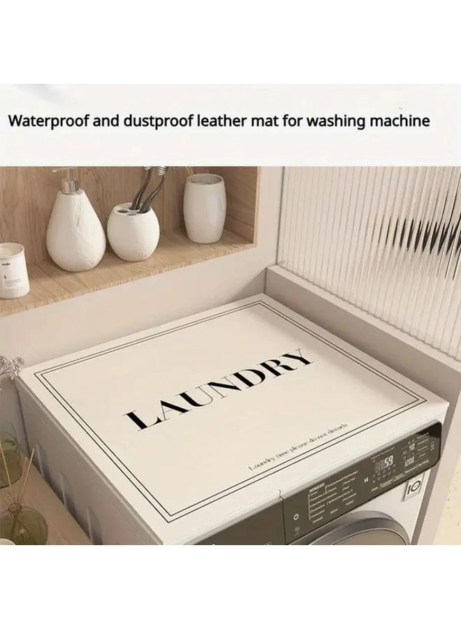 Generic Washing Machine Cover - Faux Leather Waterproof Dustproof