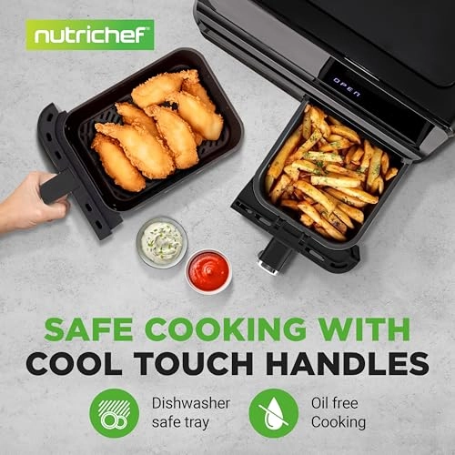 Double Basket Air Fryer NCAF5508AT.5