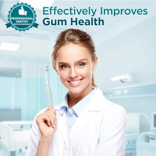 Electric Toothbrush - 8 Count Cherry Pink 120 Days Battery Life