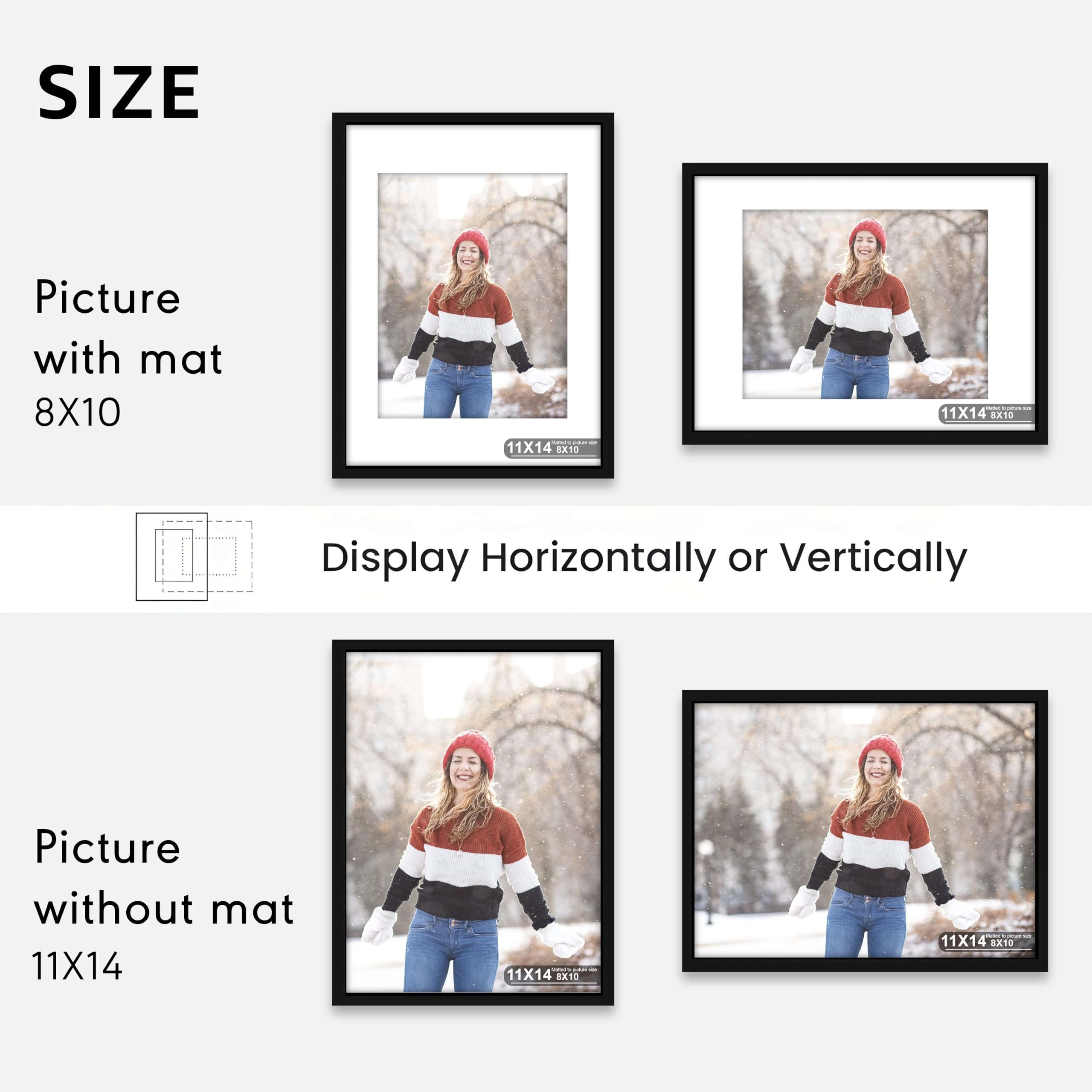 Collage Picture Frame - 11x14 Inch