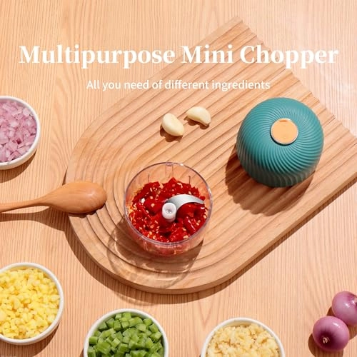 Electric mini chopper - 250 Milliliters USB Rechargeable