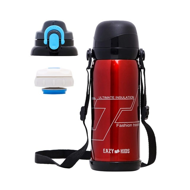 SAMBOX Insulated School Water Bottle Vacuum Insulated 800 ml