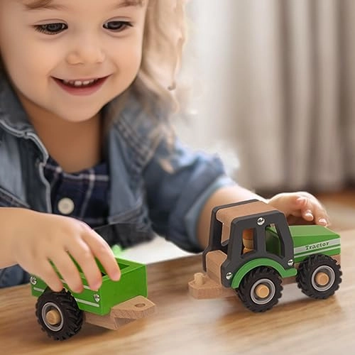WoodenEdu Farm Tractor - 12 months+