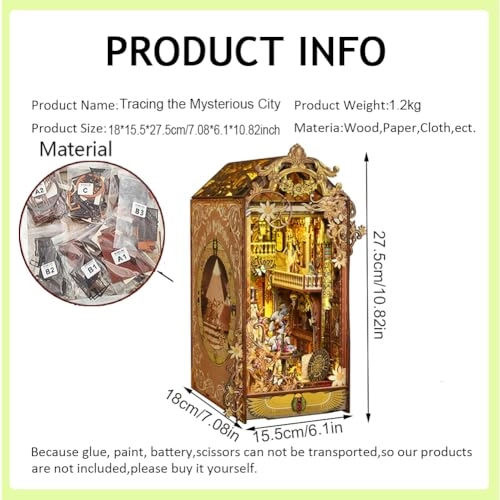 Magic House - 3D Mini Dollhouse Musical Movement