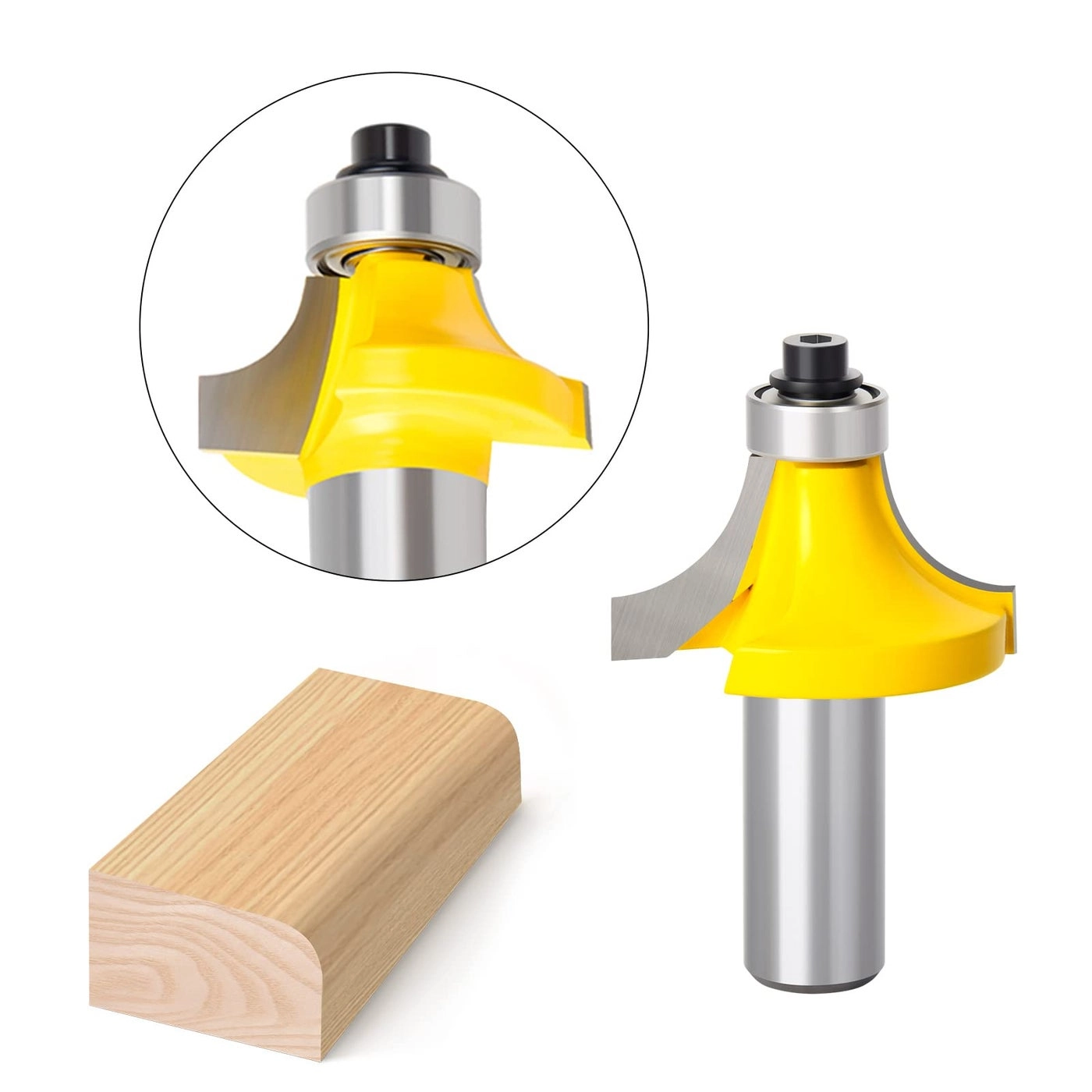 Round-Over Router Bits - 1/2-Inch 6PCS
