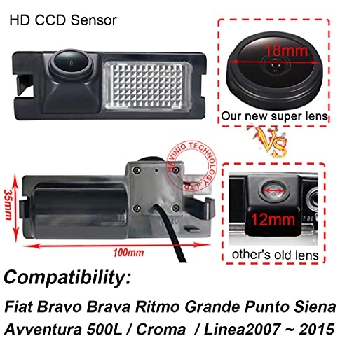 CCD car rear view camera - Night Vision Wireless 1280 x 720 pixels